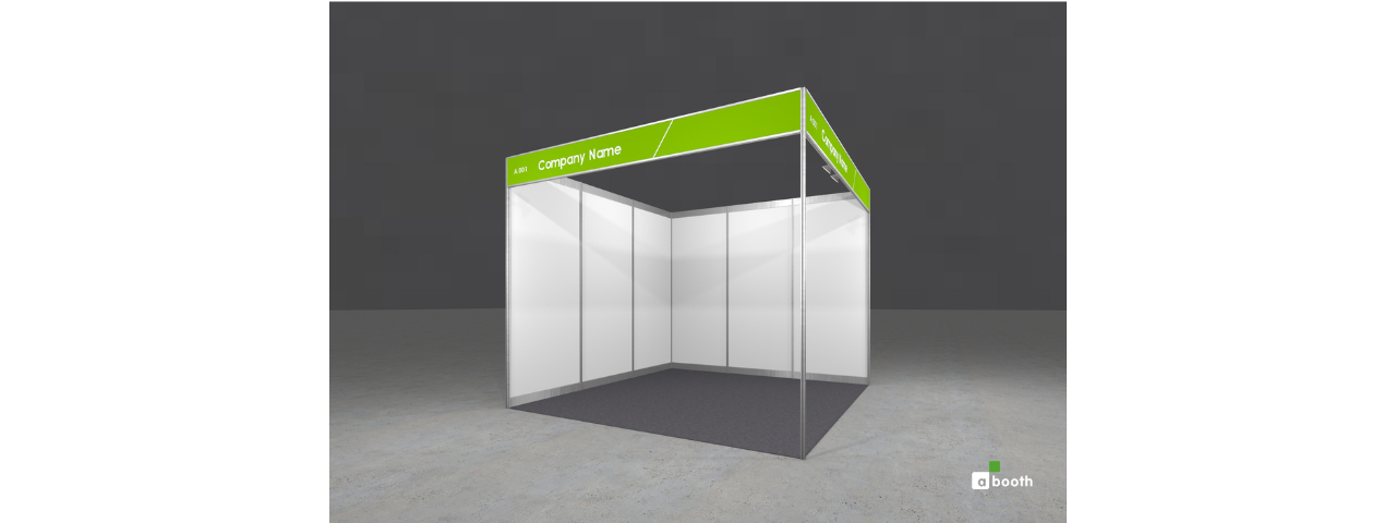 exhibitor stand shell scheme package A