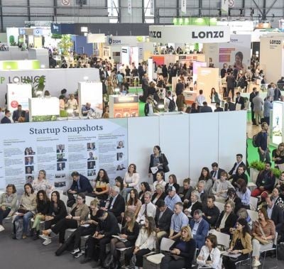 Speaker presenting at Vitafoods Insights Theatre